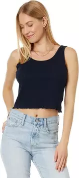 Топ Splendid Arlie Mini Pointelle Tank, темно-синий