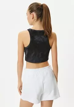 Топ SPORT CROP TANK TIE-DYE PATTERNED Koton, серый