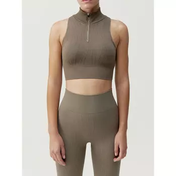 Топ спортивный Born Living Yoga, коричневый