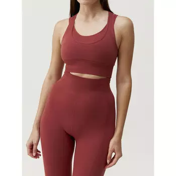 Топ спортивный Born Living Yoga, оранжевый