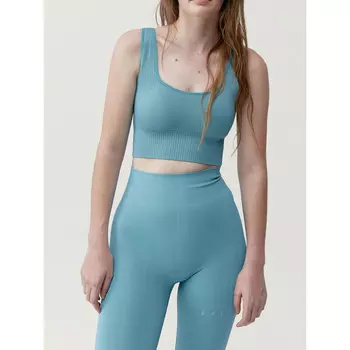 Топ спортивный Born Living Yoga, светло-синий
