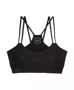 Топ спортивный F**K, черный