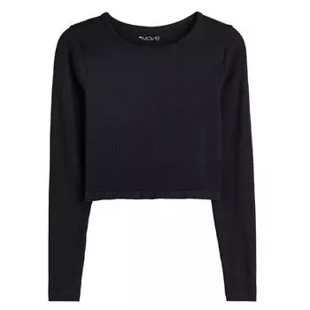 Топ спортивный H&M DryMove Seamless, черный