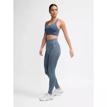 Топ спортивный Hummel, цвет abgrundblau/grau/grau