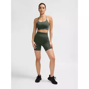Топ спортивный Hummel, цвет camouflagefarben/grn/grn