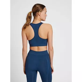 Топ спортивный Hummel, цвет dunkelblau/blau/blau