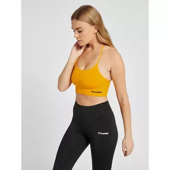 Топ спортивный Hummel, цвет fluoreszierendes flammenorange
