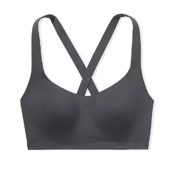 Топ спортивный Victoria's Secret Elevate Soft-Comfort Sports, серый