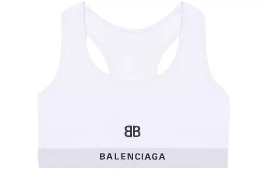 Топ спортивный женский Balenciaga, белый