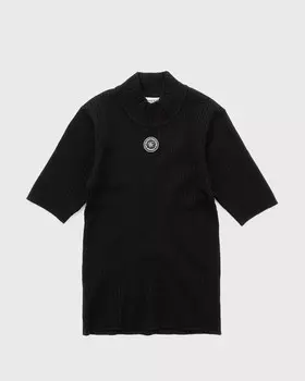 Топ Sporty & Rich Srhwc Ribbed Top, черный