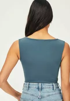 Топ SQUARE NECK Next, цвет blue