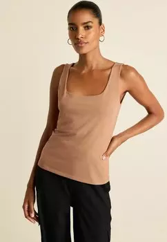Топ Square Neck Standard Next, цвет tan brown