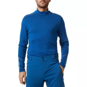Топ средней плотности Helly Hansen Lifa Merino с молнией 1/2, deep fjord