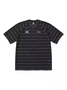 Топ SS 25 - Black из коллаборации с Umbro Supreme, черный
