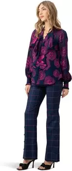 Топ St. Marks Trina Turk, цвет Ink/Trina Pink