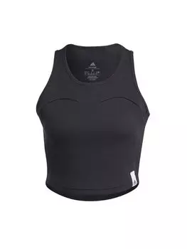 Топ стандартного кроя Adidas, черный