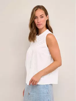Топ стандартного кроя Cream, белый