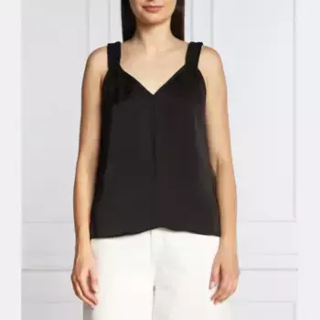 Топ стандартного кроя Dkny, черный