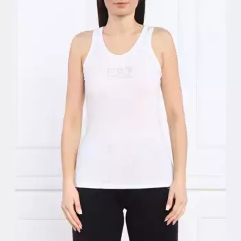 Топ стандартного кроя Ea7, белый