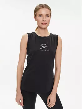 Топ стандартного кроя Emporio Armani Underwear, черный