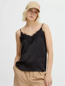 Топ стандартного кроя Ichi, черный