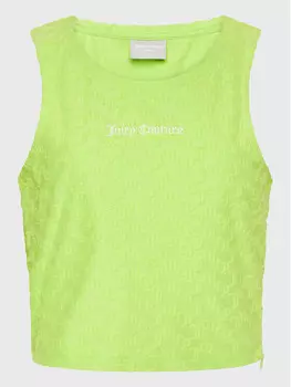 Топ стандартного кроя Juicy Couture, зеленый