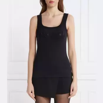 Топ стандартного кроя Just Cavalli, черный