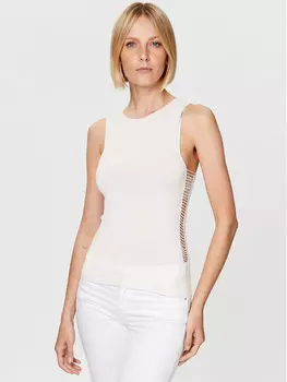 Топ стандартного кроя Kontatto, белый