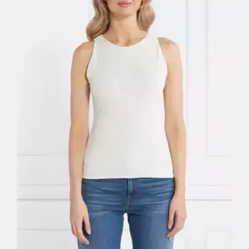 Топ стандартного кроя Max Mara, экрю