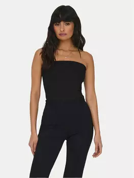 Топ стандартного кроя Only, черный