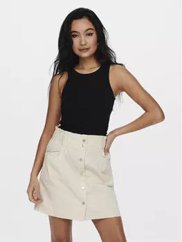 Топ стандартного кроя Only, черный