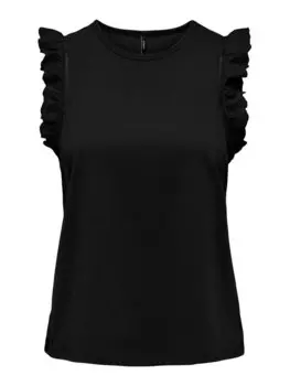 Топ стандартного кроя Only, черный