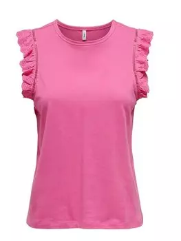 Топ стандартного кроя Only, розовый