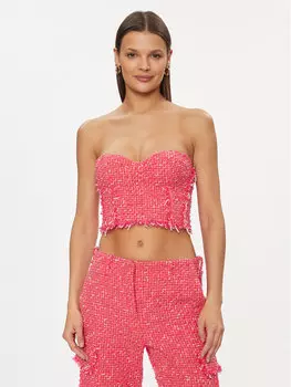 Топ стандартного кроя Patrizia Pepe, розовый