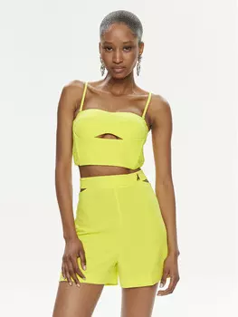 Топ стандартного кроя Patrizia Pepe, зеленый