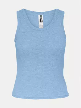 Топ стандартного кроя Pieces, синий