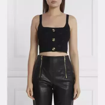 Топ стандартного кроя Pinko, черный