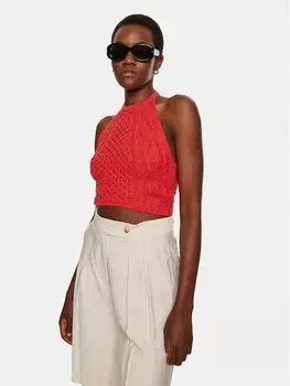 Топ стандартного кроя Staud, красный