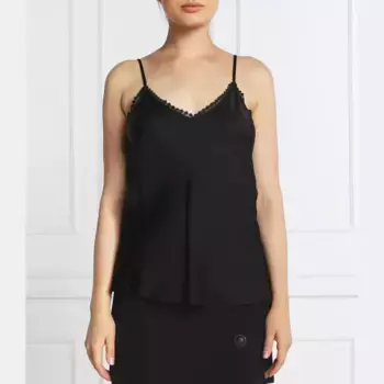 Топ стандартного кроя The Kooples, черный