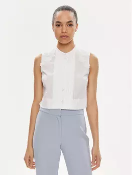 Топ стандартного кроя Twinset, белый