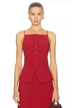 Топ Staud, цвет Rouge