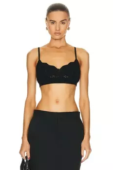 Топ Staud Tara, черный