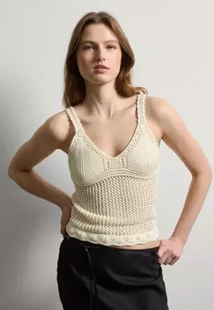 Топ Stefanel, бежевый
