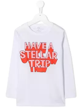 Топ Stellar Trip Stella McCartney Kids, белый