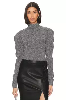 Топ Steve Madden Estella, цвет Black & Silver