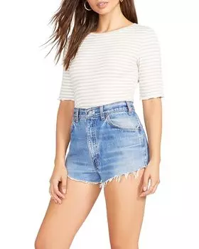 Топ Steve Madden Sunset Junction Top - Striped Rib Top, слоновая кость