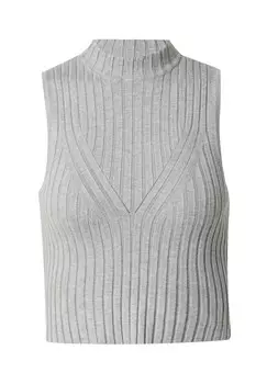 Топ STICK LYNARA EDITED, серый