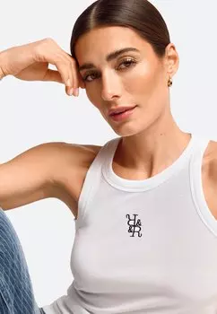 Топ Sticker Rich & Royal, белый