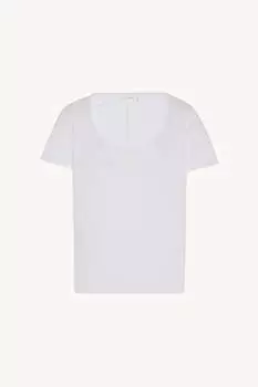 Топ «Стилтон» из модала и шелка The Row, белый