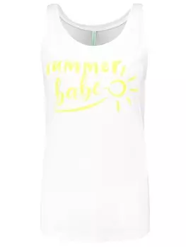 Топ Stitch & Soul, белый